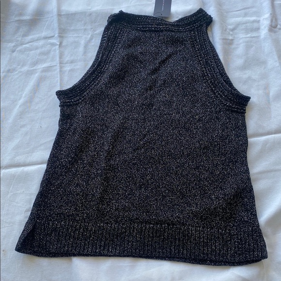 Tommy Hilfiger Black Sleeveless Sparkly Knit Top - Picture 5 of 5